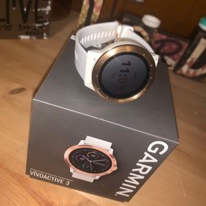 Garmin Vivoactive 3 White with Rose Gold Hardware Modelo 3D - Electrónica  on Hum3D